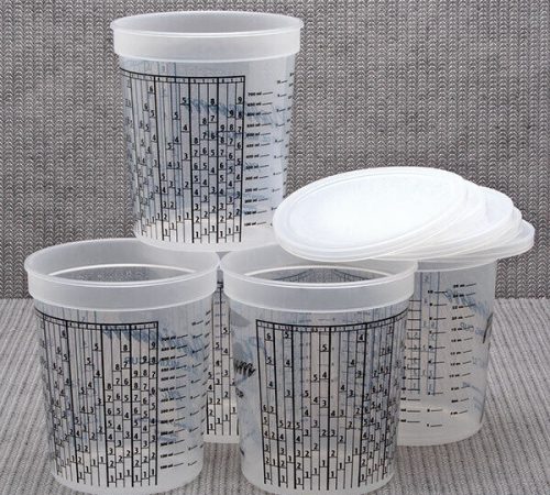 paint mixing cups